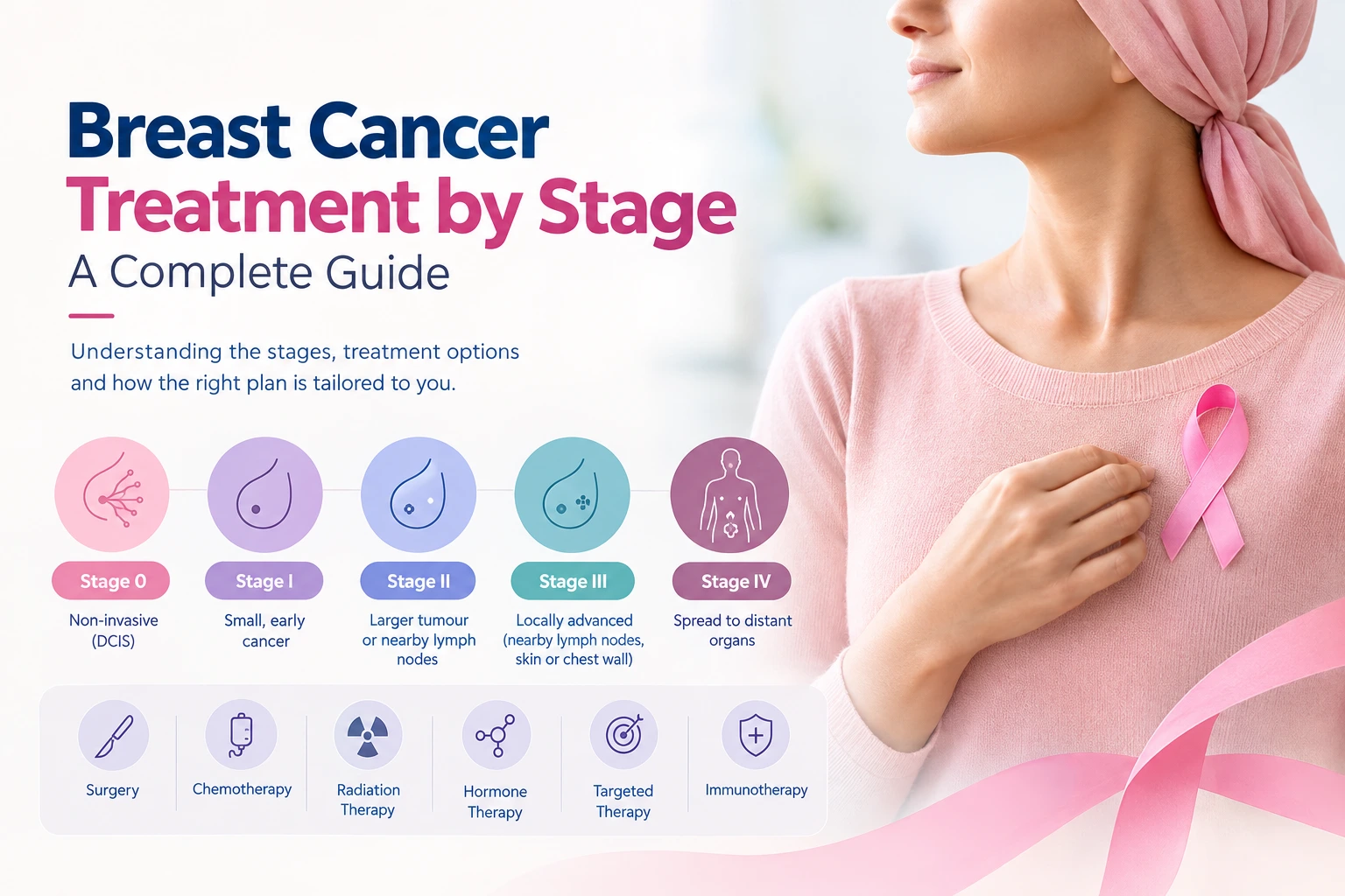 Breast Cancer Treatment by Stage